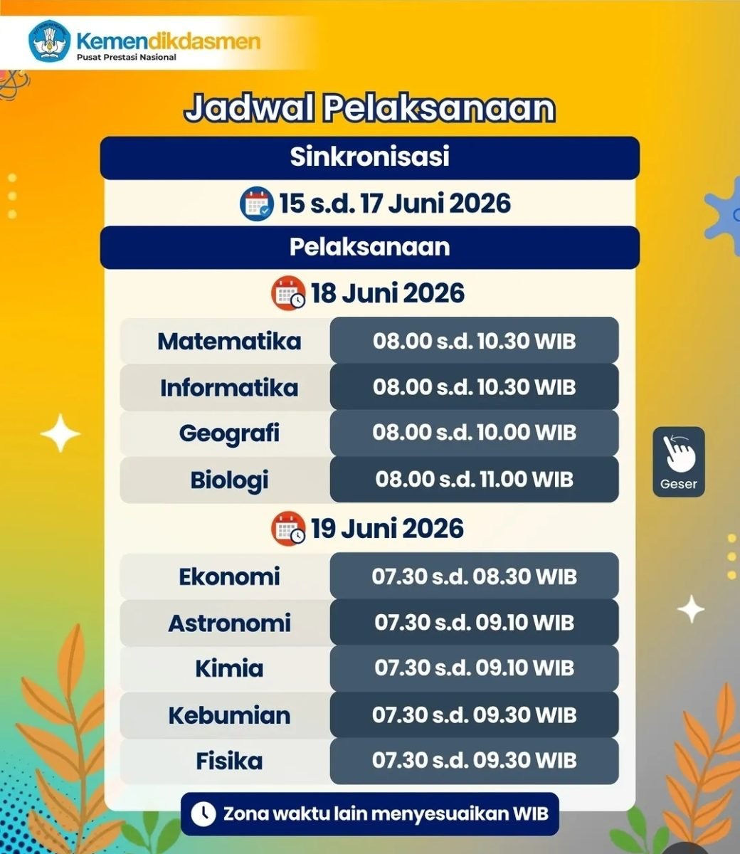 Siaran Langsung: Pelaksanaan Olimpiade Sains Nasional (OSN) SMAN 1 Paku